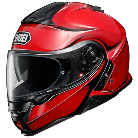 Casco Shoei Neotec 2 apribile Winsome TC-1 rosso e nero