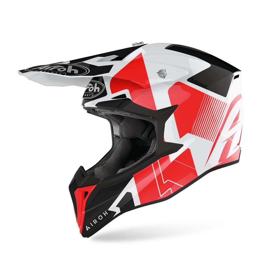 Casco Moto Cross Enduro Airoh WRAAP Idol Arancio Opaco Vendita Online 