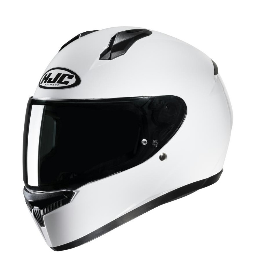 Casco integrale HJC C10 monocolore bianco lucido