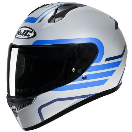 Casco integrale HJC C10 Lito grigio e azzurro opaco