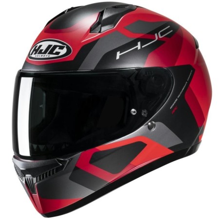 Casco integrale HJC C10 Tins nero e rosso opachi