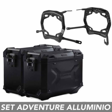 Kit valigie SW-Motech Trax Adv alluminio 37 per Moto Morini X-Cape 650