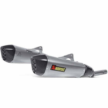 Coppia di marmitte  Akrapovic Slip On Titanio omologate per BMW K1600GT/GTL 11-19