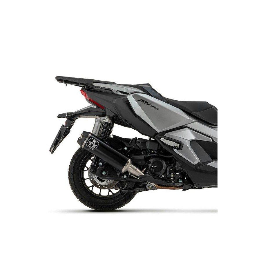 Terminale Arrow Indy Race Alu Dark Carbon End per Honda ADV 350