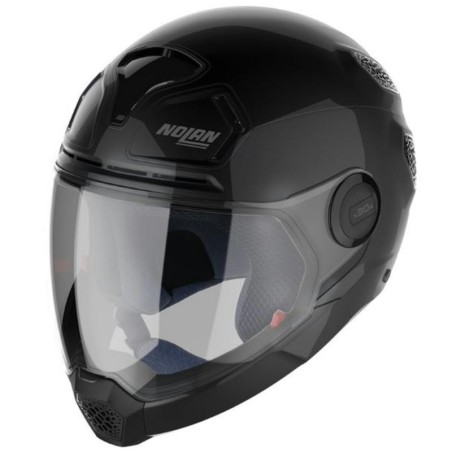 Casco Nolan N30.4 VP Classic monocolore nero lucido