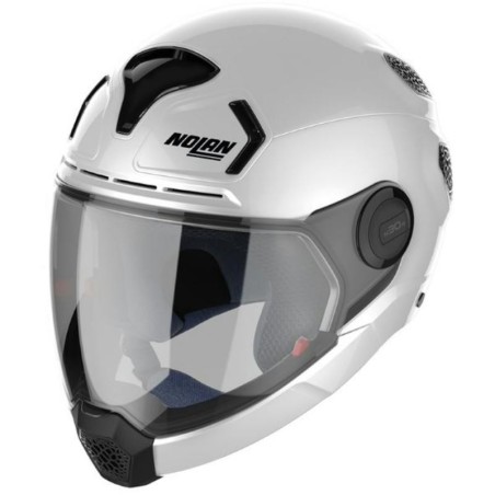 Casco Nolan N30.4 VP Classic monocolore bianco metal