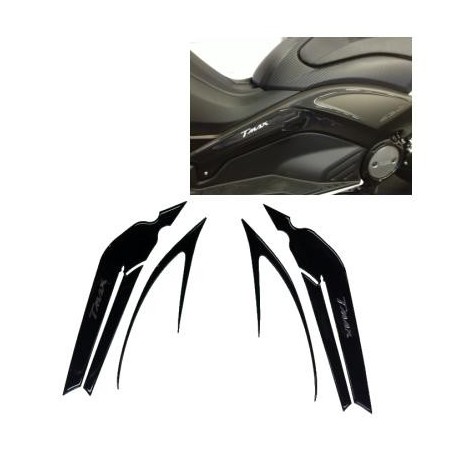 Kit adesivi boomerang Yamaha T-Max 530cc 2012 nero con 