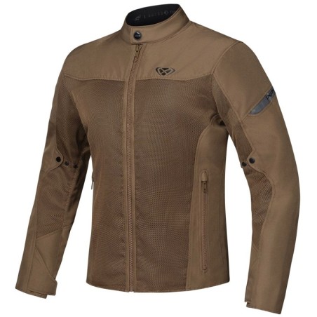 Giacca da moto Ixon Fresh Slim in rete leggera marrone