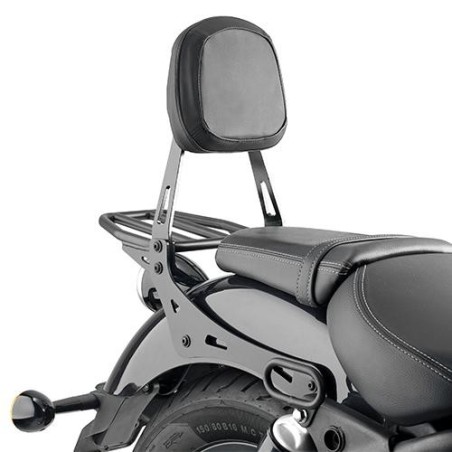 Schienalino con portapacchi Givi specifico per Royal Enfield Super Meteor 650