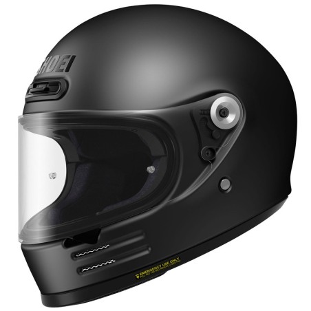 Casco Shoei Glamster 06 vintage monocolore nero opaco