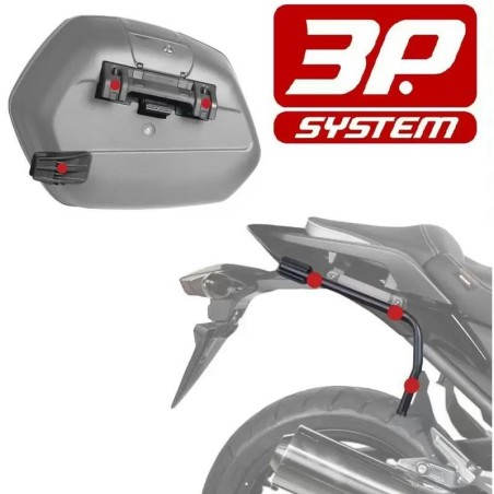 Portavaligie laterale Shad 3P su Honda NC 750X dal 2021