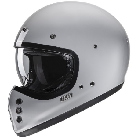 Casco HJC V60 monocolore grigio lucido