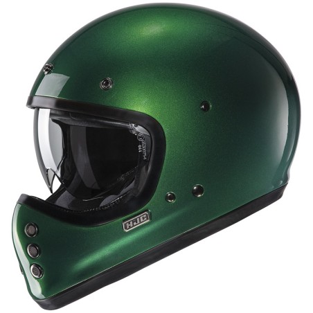 Casco HJC V60 monocolore verde inglese metallizzato