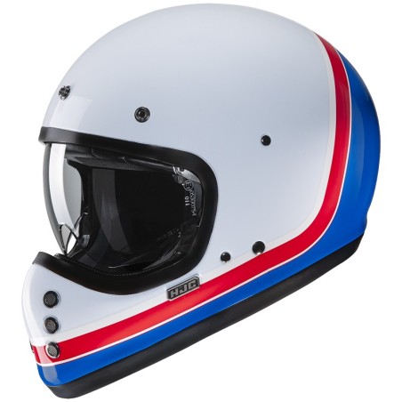 Casco HJC V60 Scooby bianco, blu e rosso