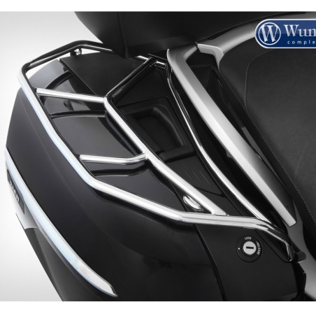 Coppia di supporti Wunderlich per borse extra su BMW R1250 RT, K1600 GT...