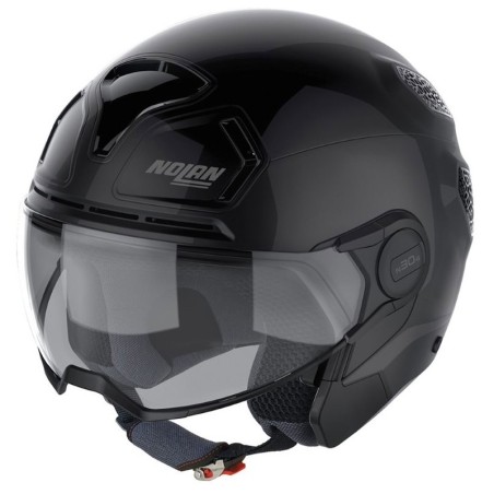 Casco Nolan N30.4 T Classic monocolore nero lucido