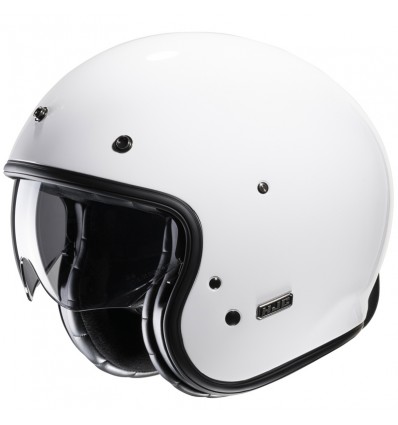 Casco Jet HJC V31 monocolore bianco lucido