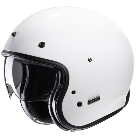 Casco Jet HJC V31 monocolore bianco lucido