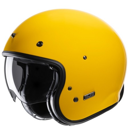 Casco Jet HJC V31 monocolore giallo lucido