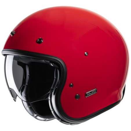 Casco Jet HJC V31 monocolore rosso lucido