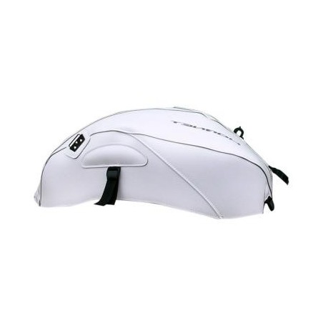 Copriserbatoio Bagster per Honda CB 600 Hornet 07-09 in similpelle bianco