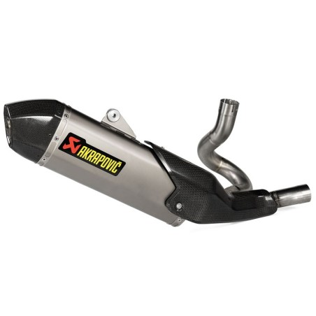 Terminale Akrapovic Slip On Titanio omologato per Ducati Desert X