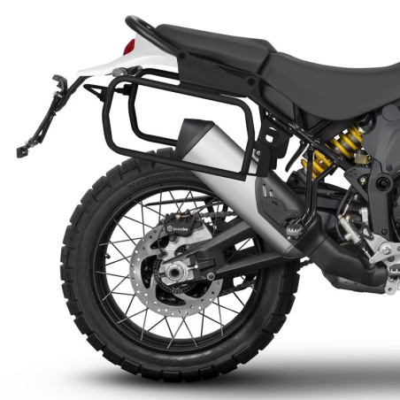 Portavaligie laterale Shad 4P per valigie compatibili su Ducati Desert X