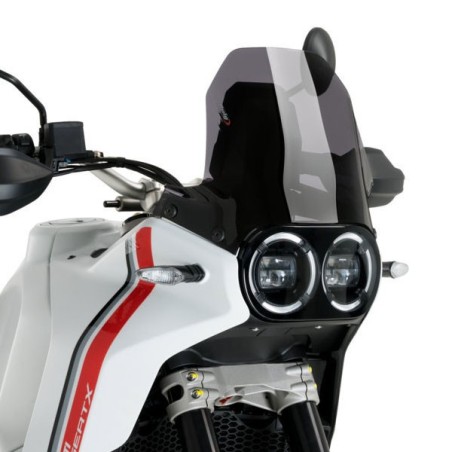 Cupolino Puig Sport per Ducati Desert X fume scuro