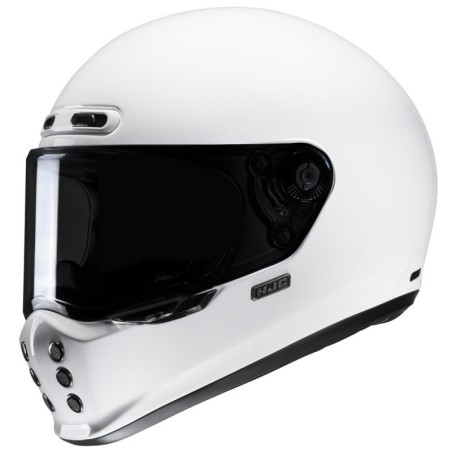 Casco HJC V10 monocolore bianco lucido