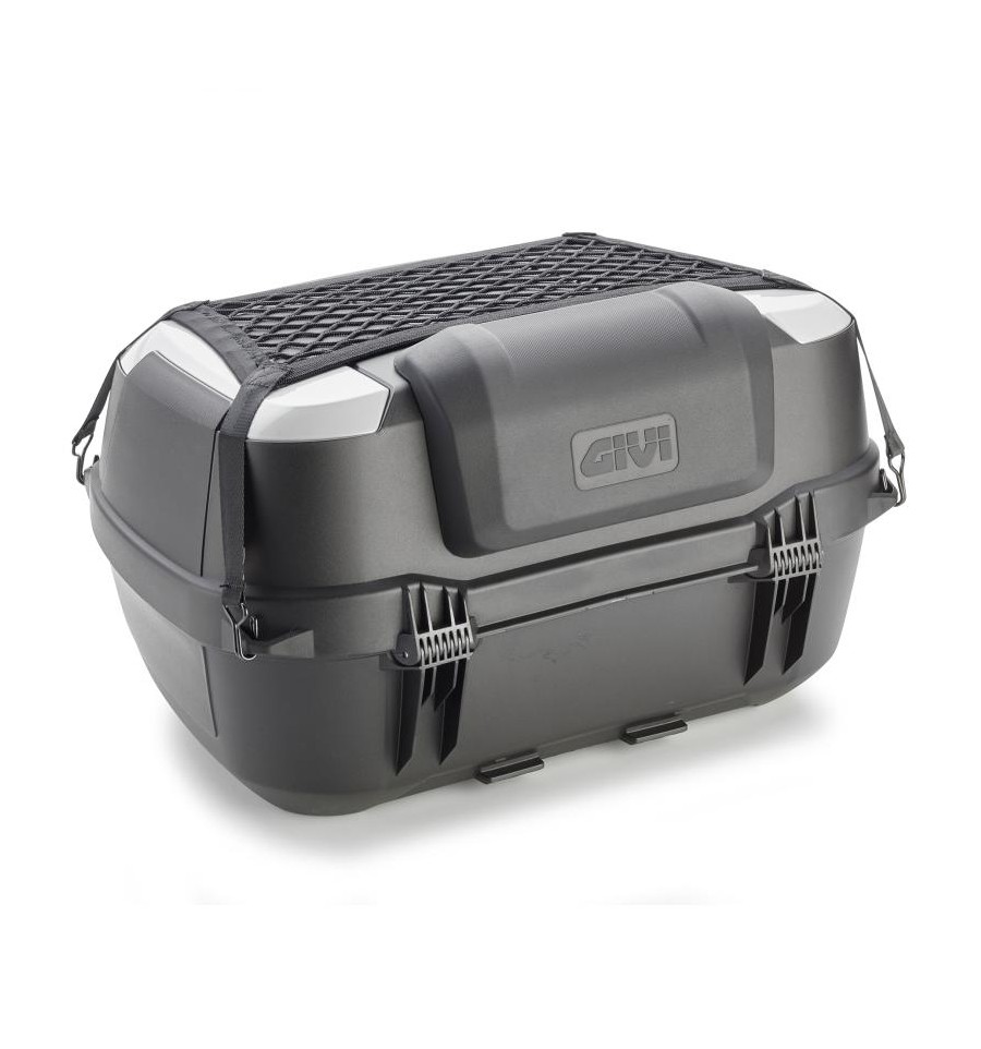 Baule Givi Monolock B45+ con schienalino e rete nero