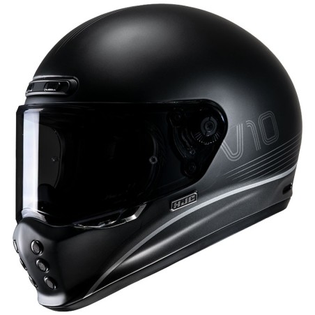 Casco HJC V10 Tami MC5SF nero opaco e argento