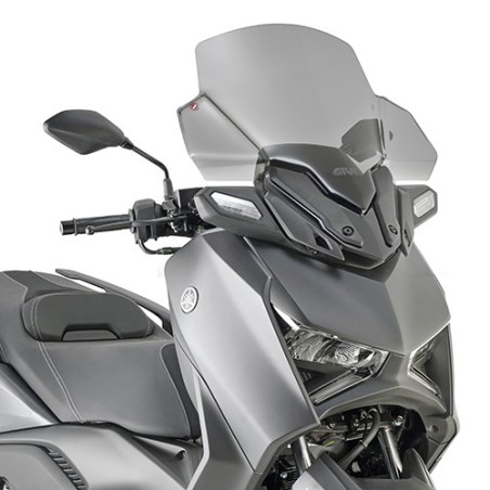 Parabrezza sportivo fumé Givi per Yamaha X-Max 300 dal 2023