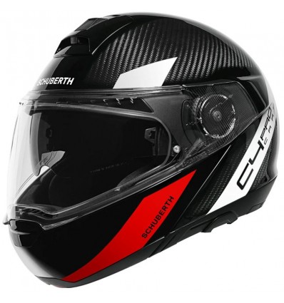 Casco apribile Schuberth C4 Pro Carbon 3K Avio Red