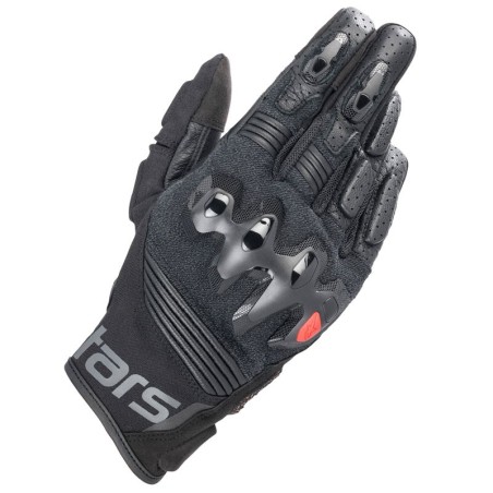 Guanti da moto Alpinestars Halo in pelle neri