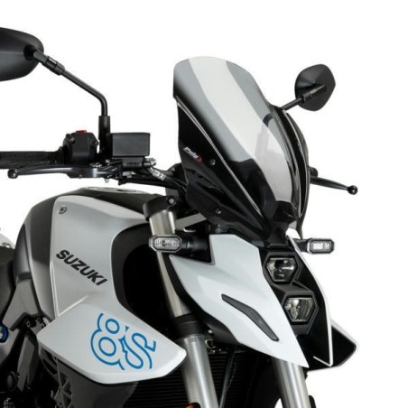 Cupolino Puig Touring per Suzuki GSX-8S fume chiaro