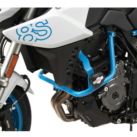 Paramotore blu Hepco & Becker per Suzuki V-Strom GSX-8S