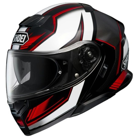 Casco Shoei Neotec 3 apribile Grasp TC-5 nero, rosso e bianco