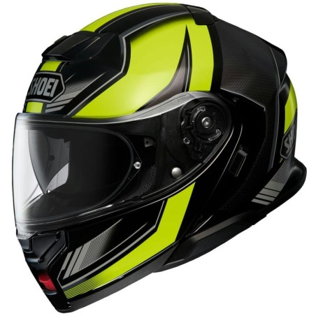 Casco Shoei Neotec 3 apribile Grasp TC-3 nero, bianco e giallo