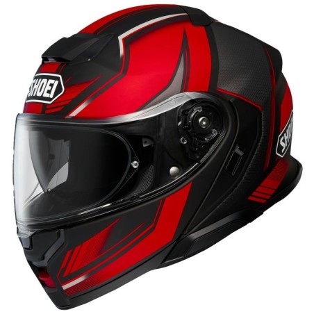 Casco Shoei Neotec 3 apribile Grasp TC-1 nero, bianco e rosso