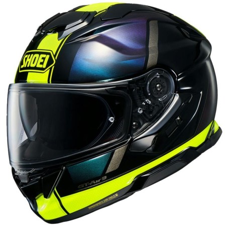 Casco Shoei GT Air 3 Scenario TC-3 nero e giallo