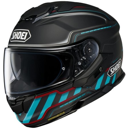 Casco Shoei GT Air 3 Discipline TC-2 nero e azzurro