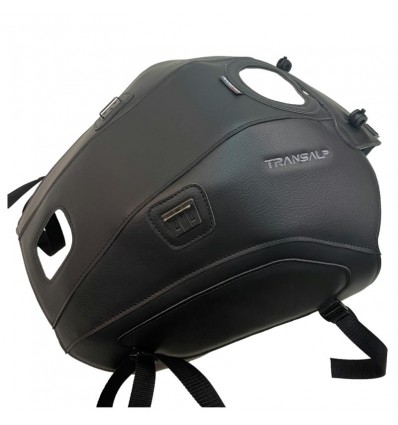 Copriserbatoio Bagster per Honda Transalp 750 in similpelle nero opaco