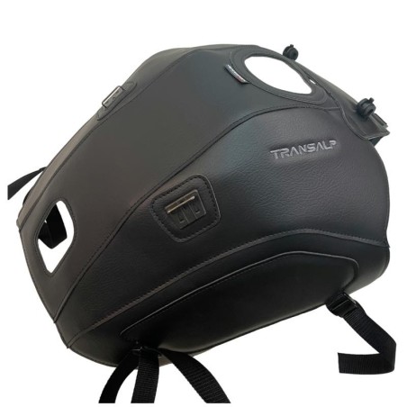 Copriserbatoio Bagster per Honda Transalp 750 in similpelle nero opaco