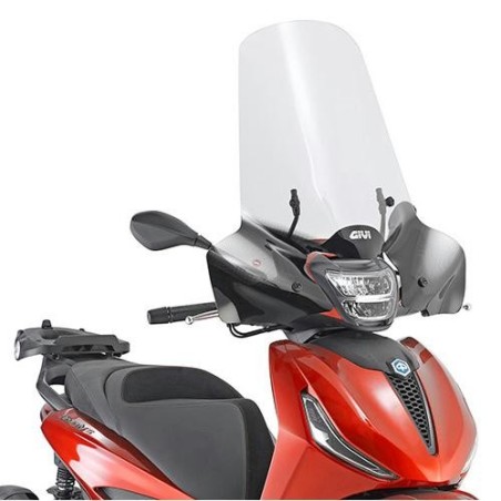 Parabrezza alto Givi per Piaggio beverly 300 HPE e 400 HPE