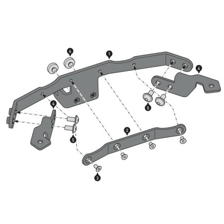 Staffe per faretti SW-Motech su Honda CRF  1100L Africa Twin e ADV