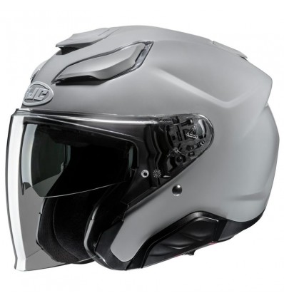 Casco Jet HJC F31 monocolore grigio lucido