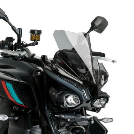 Cupolino Puig Naked per Yamaha MT-10 dal 2022 fume chiaro