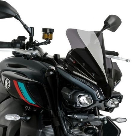 Cupolino Puig Naked per Yamaha MT-10 dal 2022 fume scuro