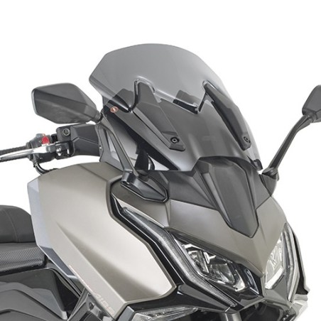 Cupolino sportivo fume Givi per Kymco AK 550 dal 2023