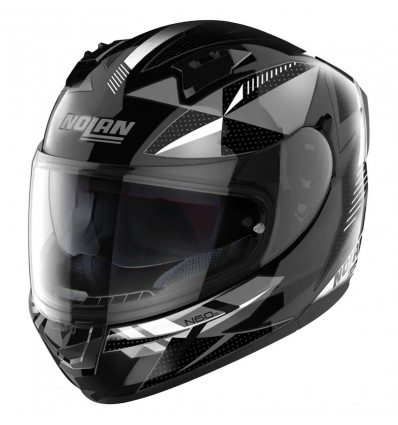 Casco integrale Nolan N60.6 Wiring nero e argento